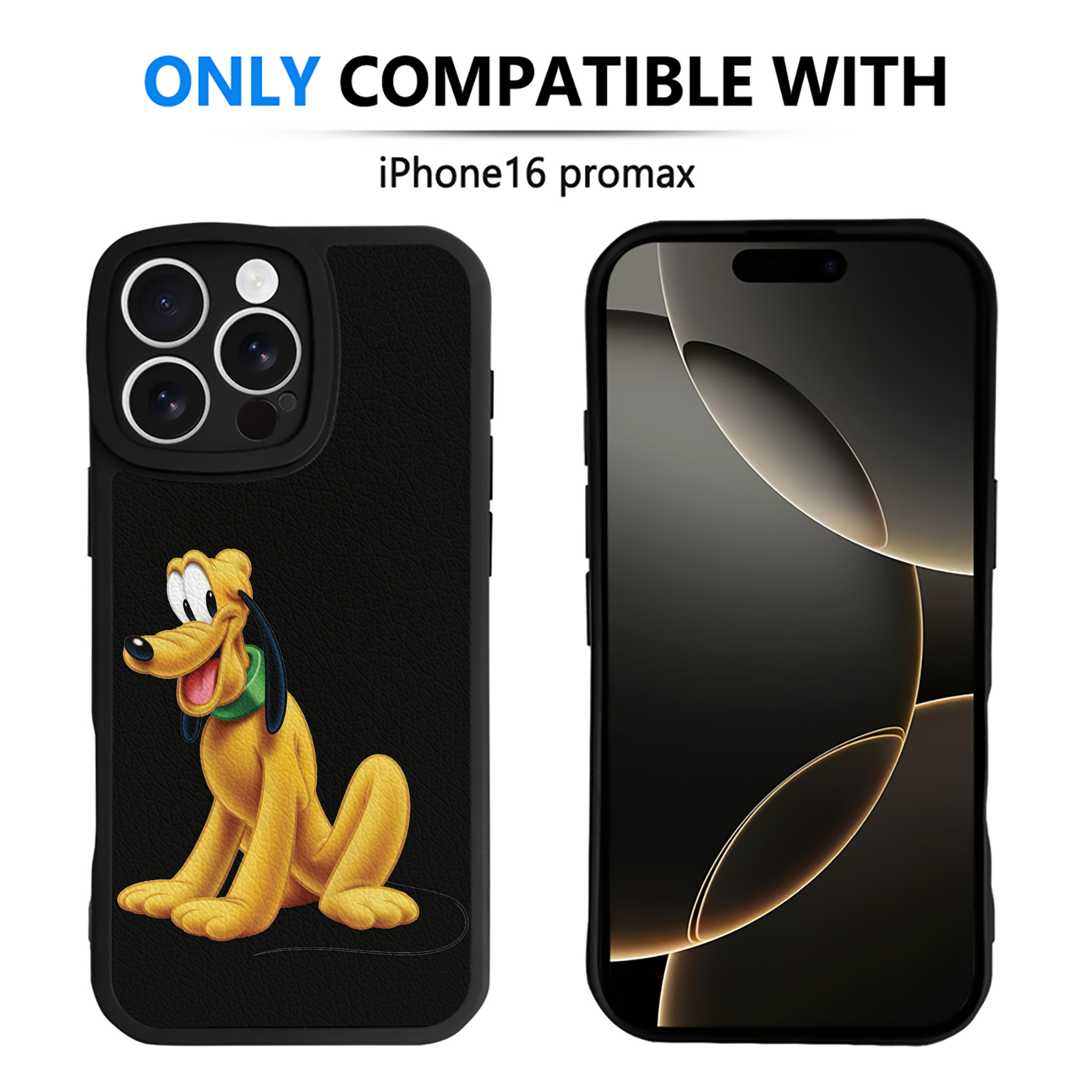 （画像用） ミッキーマウス Mickey Mouse 【iPhone 16シリーズ対応】シリコンスマホケース（レザー調） 材質：シリコン